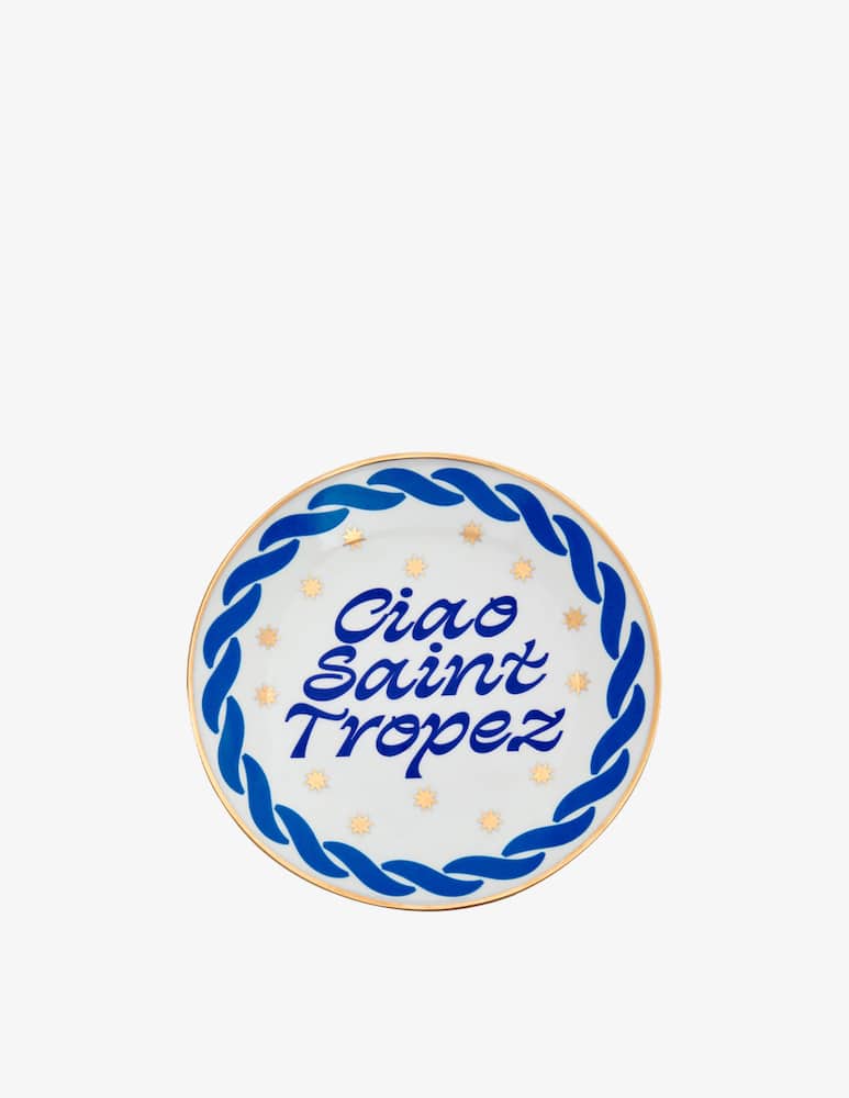 rinascente Bitossi Ceramiche Ciao Mondo St Tropez Saucer 15cm