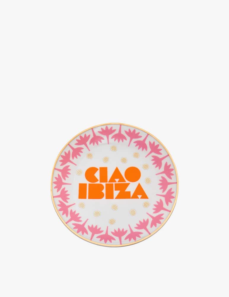 rinascente Bitossi Ceramiche Ciao Mondo Ibiza Saucer 15cm