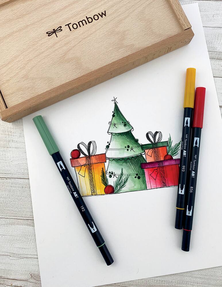 rinascente Koh-I-Noor Set Dual Brush Set Colori Natale