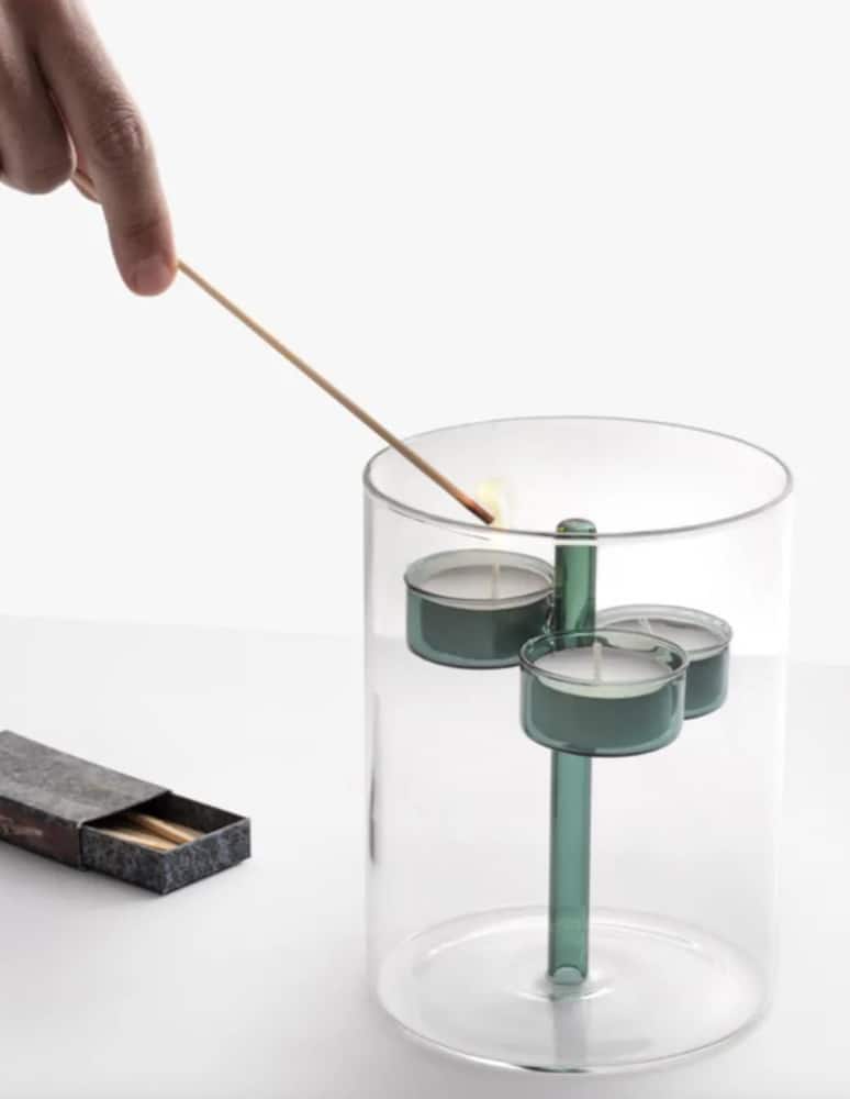 rinascente Ichendorf Iris Tealight 3 Cand. Clear