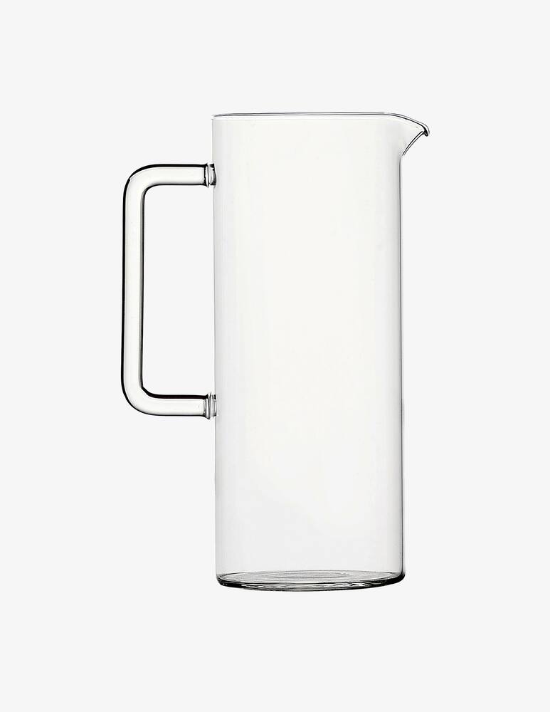 rinascente Ichendorf Tube Jug With Handle - Transparent