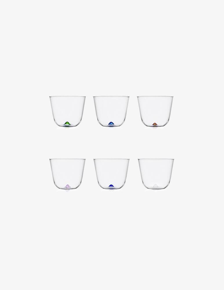 rinascente Ichendorf Bambus Party Bicchieri Acqua Assortiti Set 6 pz