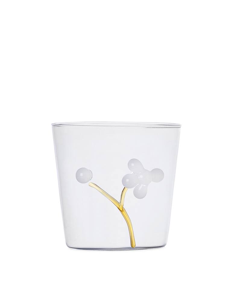 rinascente Ichendorf Greenwood external decorations white berries tumbler - Transparent