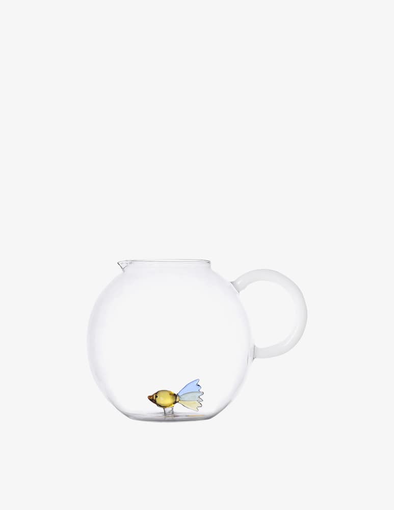 Ichendorf Animal farm colored fish jug - picture 1 Ichendorf Animal farm colored fish jug - picture 1