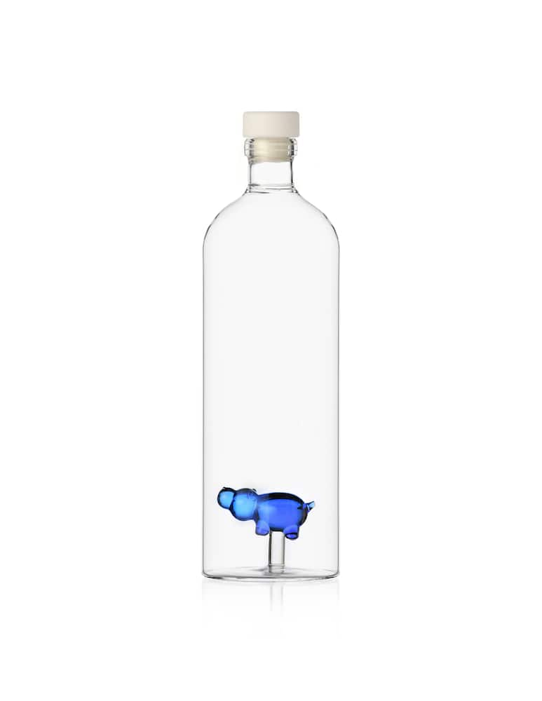 Ichendorf Bottle With Hippo - Transparent - picture 1 Ichendorf Bottle With Hippo - Transparent - picture 1