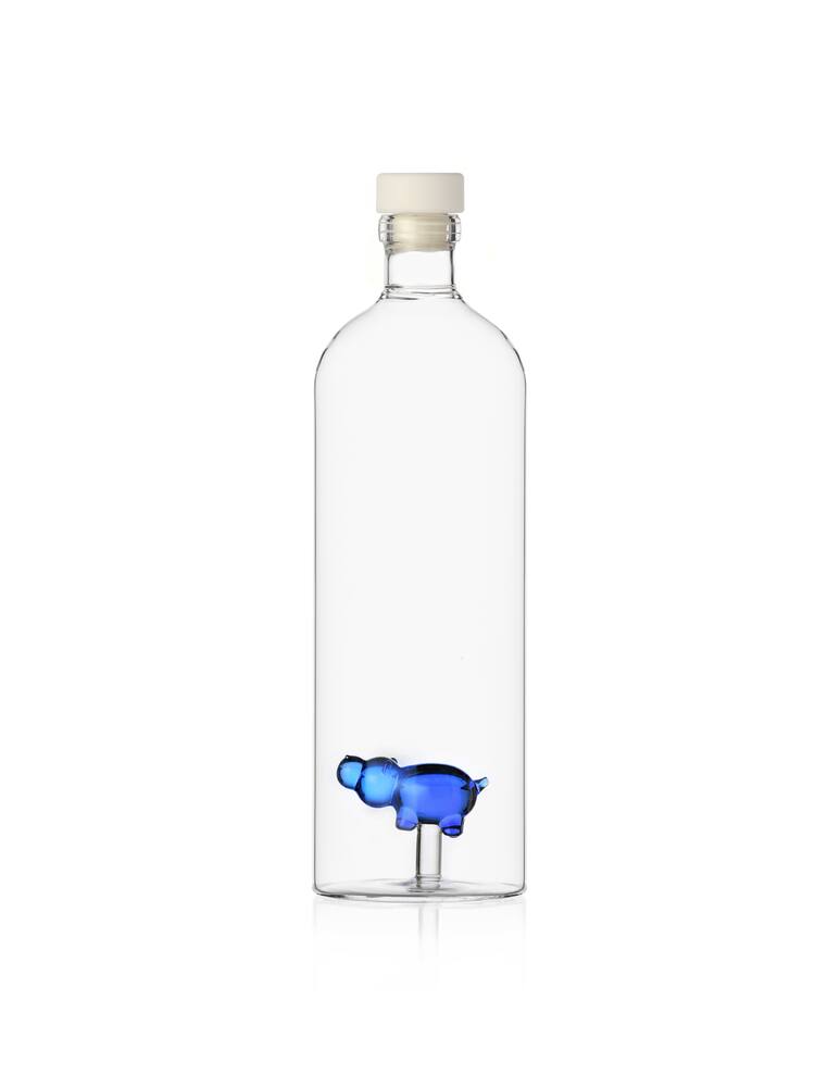 rinascente Ichendorf Bottle With Hippo - Transparent