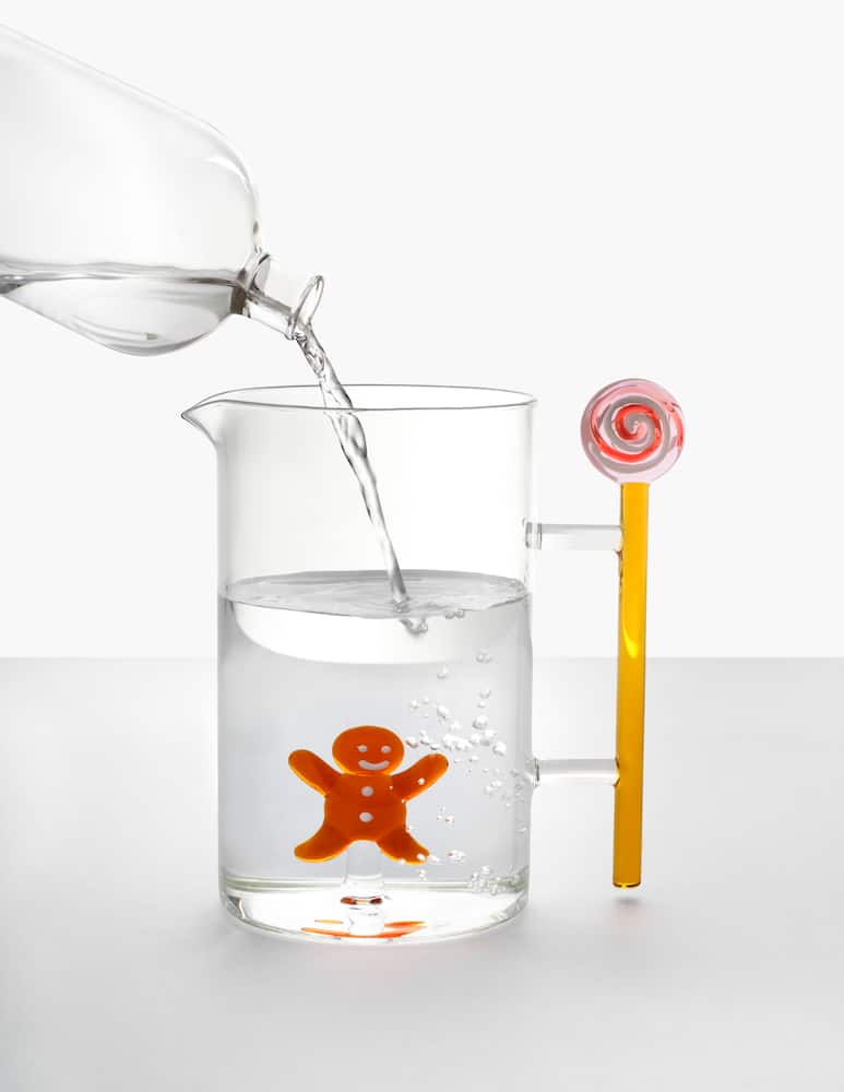 rinascente Ichendorf Sweet & Candy Jug Gingerbread & Red Lollipop - Multi