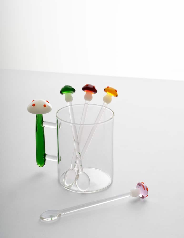 rinascente Ichendorf Alice 2pz Cucchiaini Funghi Verdi