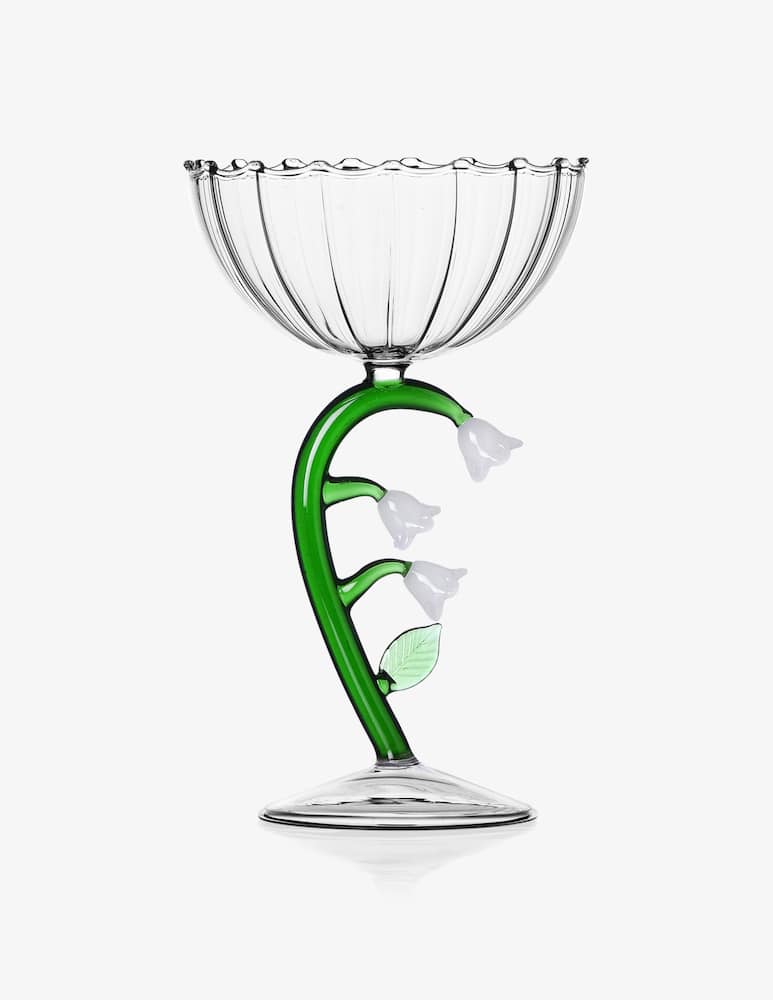 rinascente Ichendorf Botanica Coppa Champagne Ottica Fiore Bianco