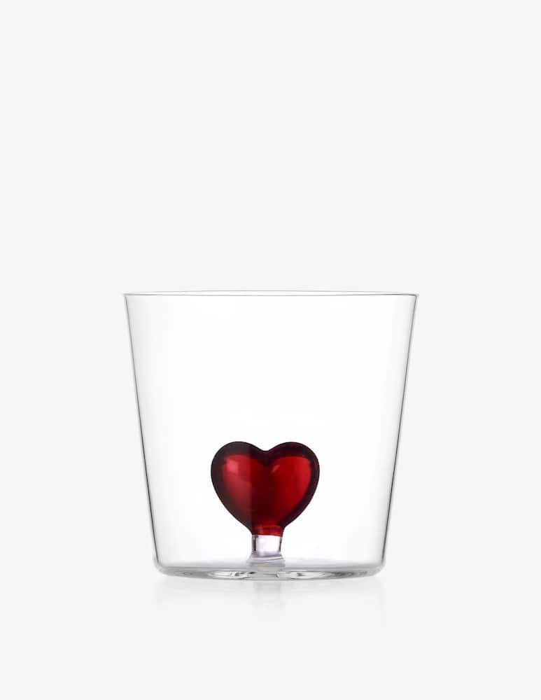 rinascente Ichendorf Heart Red Heart Glass