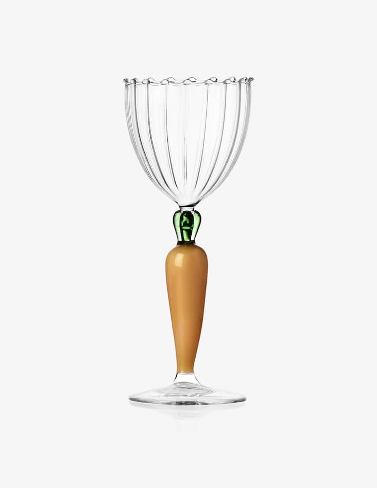 rinascente Ichendorf Vegetables Optical Goblet Carrot