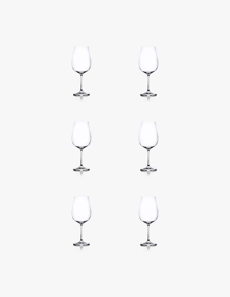 rinascente Ichendorf Sonoma Calici Rosso Strutturato e Elegante Set 6pz