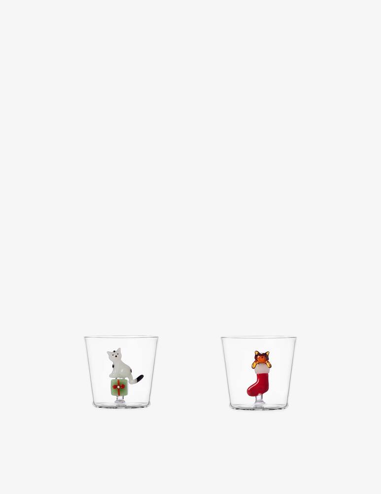 Ichendorf Set 2pz bicchieri gatti Tabby Cat Christmas Edition - immagine 1 Ichendorf Set 2pz bicchieri gatti Tabby Cat Christmas Edition - immagine 1