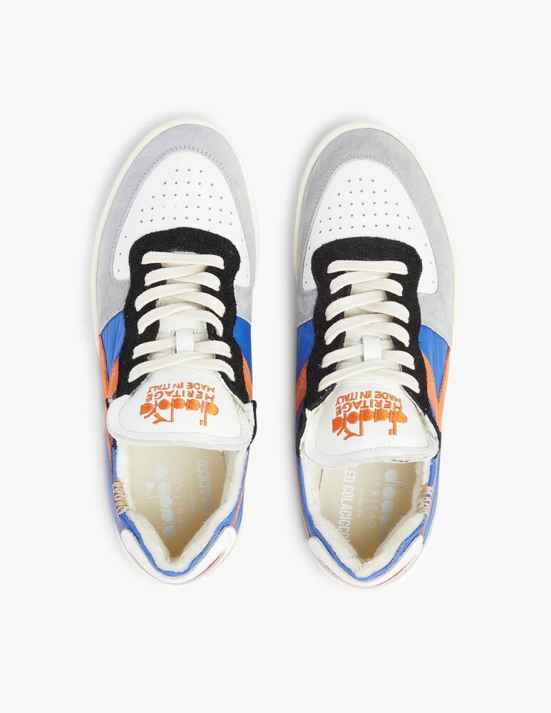 rinascente Diadora Sneakers mi basket row cut breakfast adv - bianco