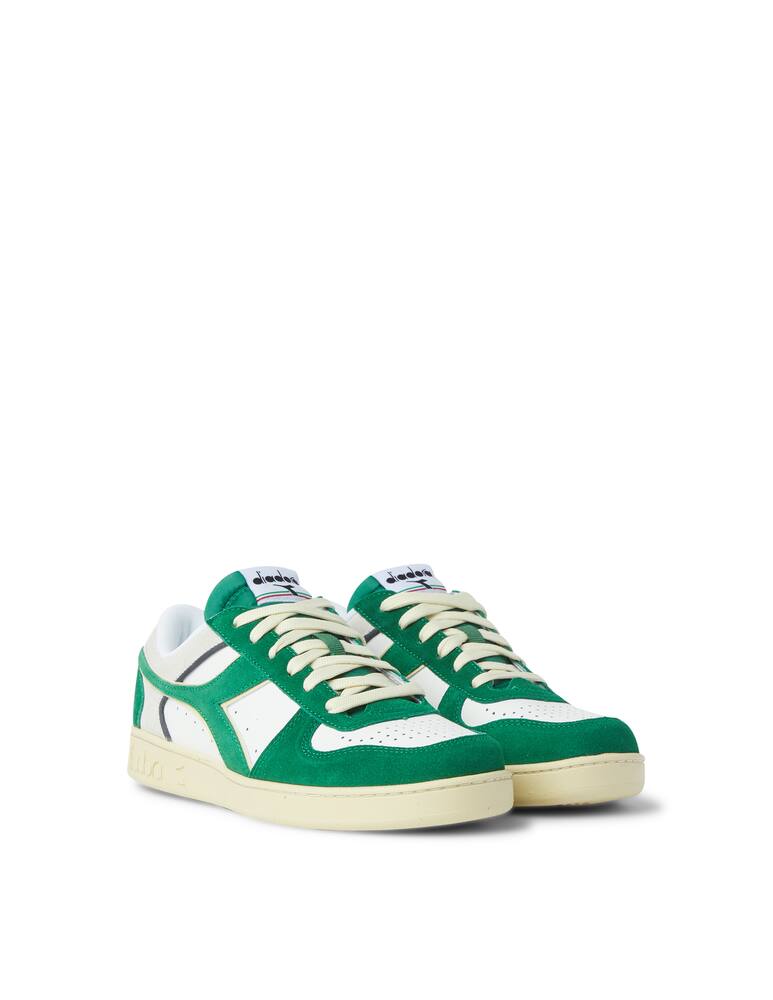 rinascente Diadora Sneakers magic basket low suede leather - verde