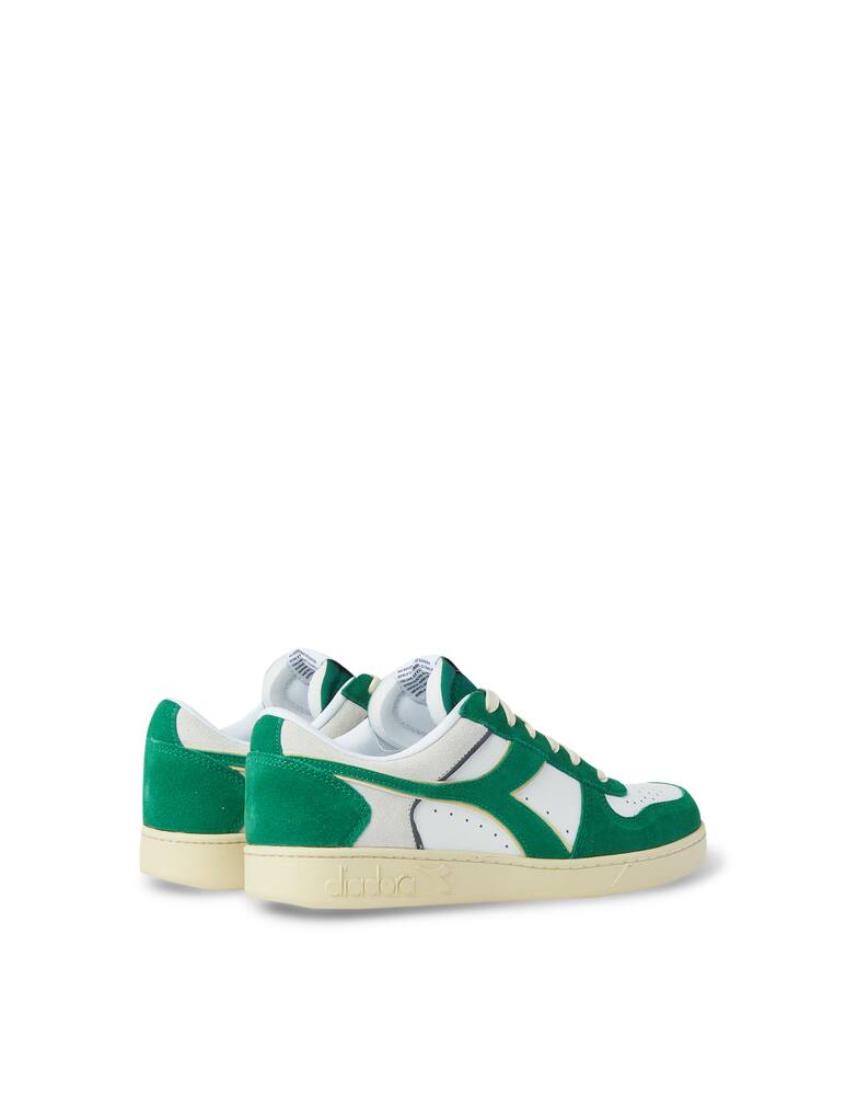 rinascente Diadora Sneakers magic basket low suede leather - verde