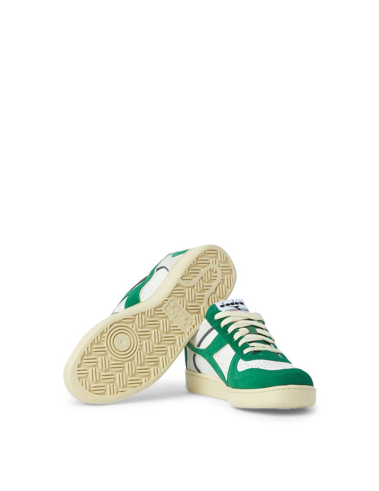 rinascente Diadora Sneakers magic basket low suede leather - verde