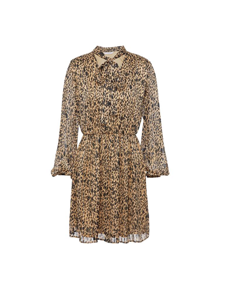 rinascente iBlues Abito corto animalier con fiocco al collo Fasto