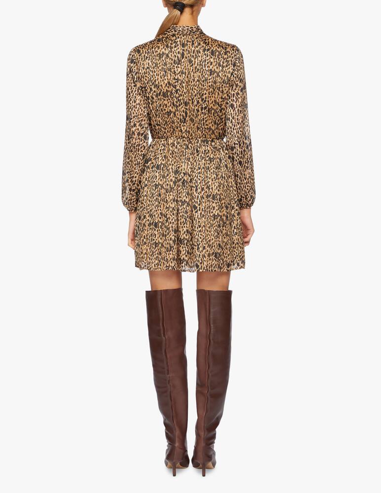 rinascente iBlues Abito corto animalier con fiocco al collo Fasto