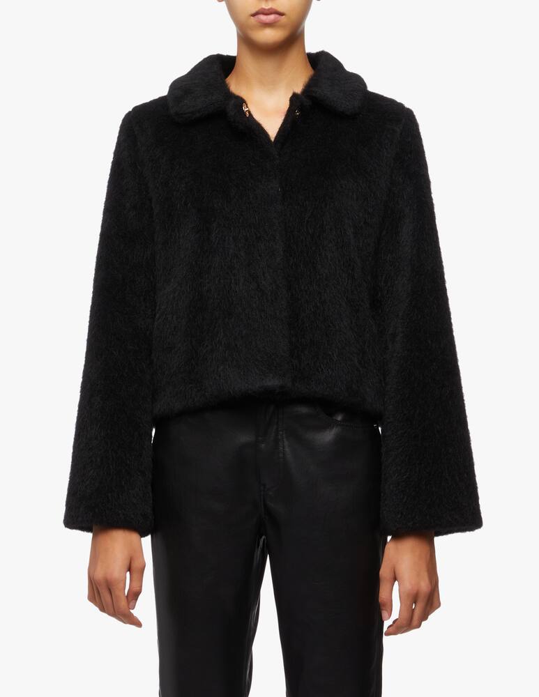 rinascente iBlues Nomina short jacket made from fur-effect jersey