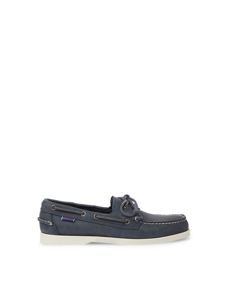 Sebago Portland crazy horse greased leather - blue - picture 1 Sebago Portland crazy horse greased leather - blue - picture 1