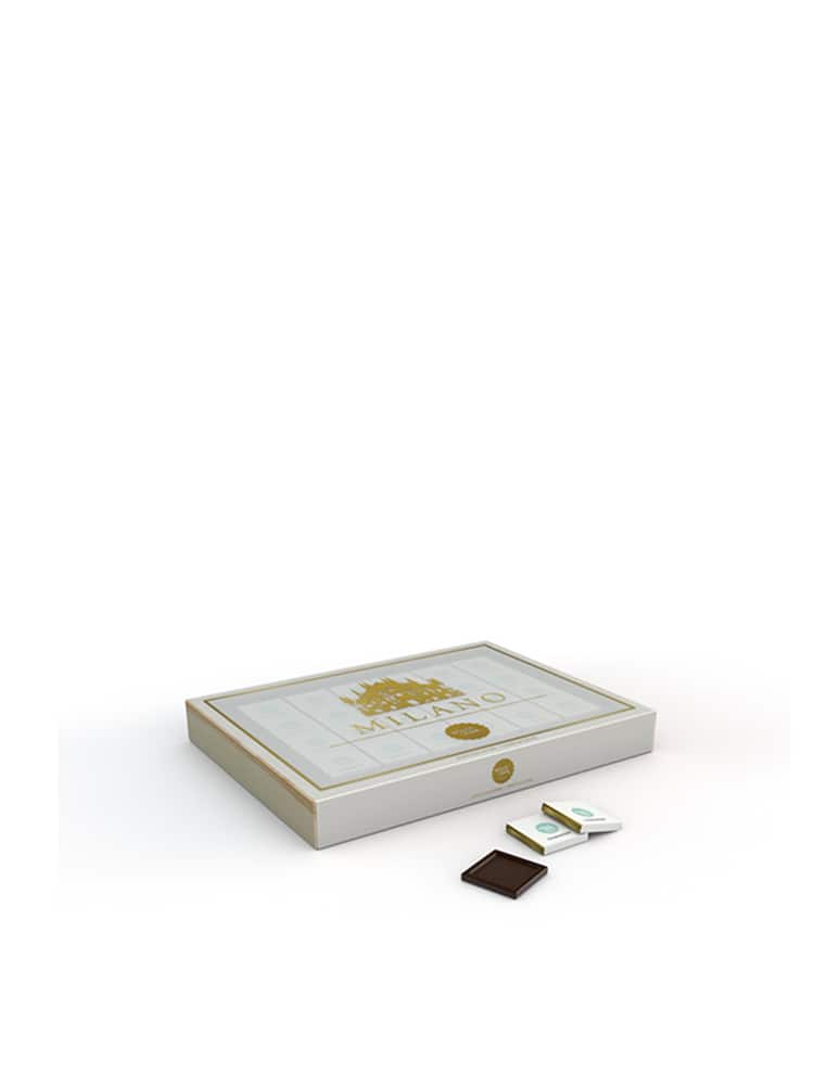 Santomiele Scatola in legno 24 cioccolatini fondenti Milano 120 gr - immagine 1 Santomiele Scatola in legno 24 cioccolatini fondenti Milano 120 gr - immagine 1