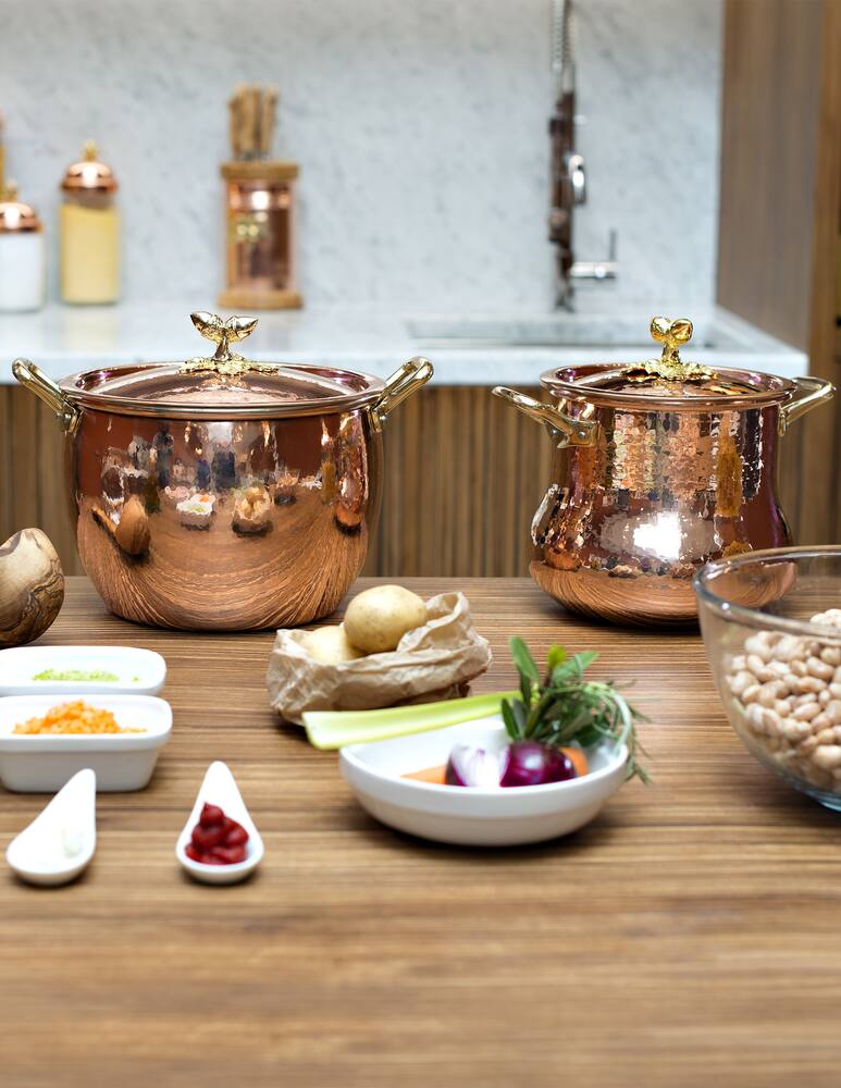 rinascente Ruffoni Historia Decor Pentola 24cm con cop. - Rame