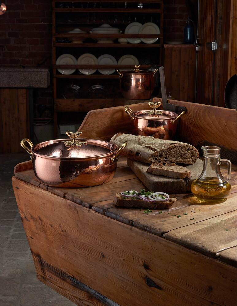 rinascente Ruffoni Historia Decor Pentola 24cm con cop. - Rame