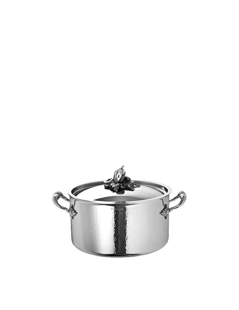 Ruffoni Opus Prima Pentola 26Cm Con Pomolo Argentato Decorato - immagine 1 Ruffoni Opus Prima Pentola 26Cm Con Pomolo Argentato Decorato - immagine 1
