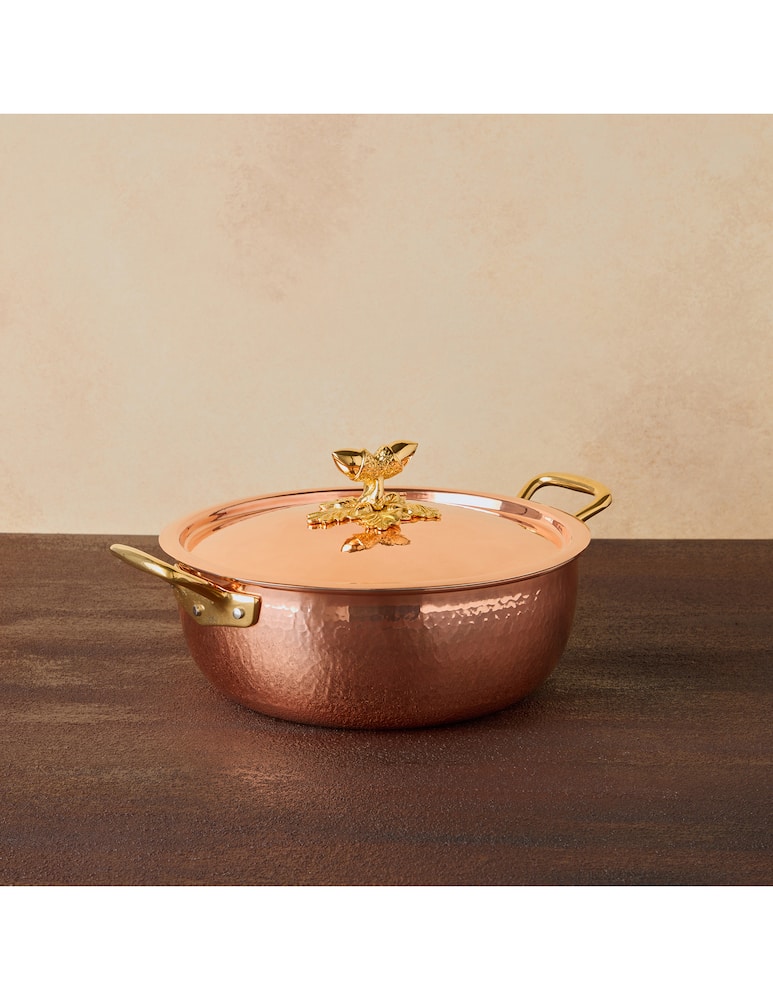 rinascente Ruffoni Historia Chef Pan with Lid 2 Handle 24cm