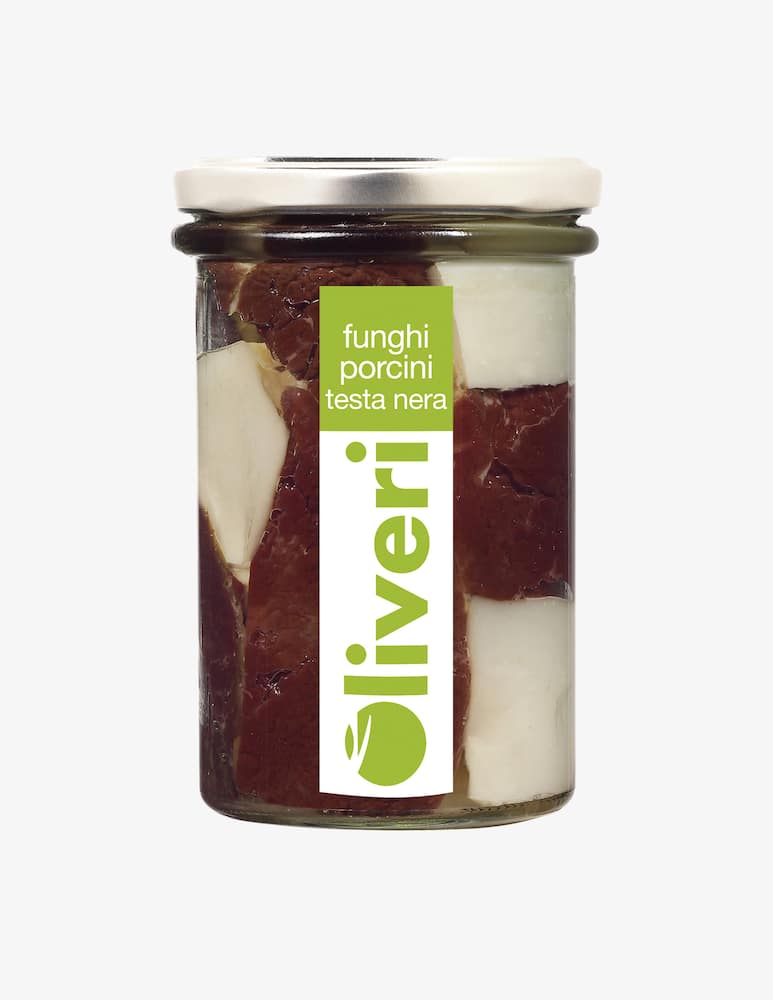 Oliveri Funghi porcini tagliati testa nera sott'olio evo 290g - immagine 1 Oliveri Funghi porcini tagliati testa nera sott'olio evo 290g - immagine 1