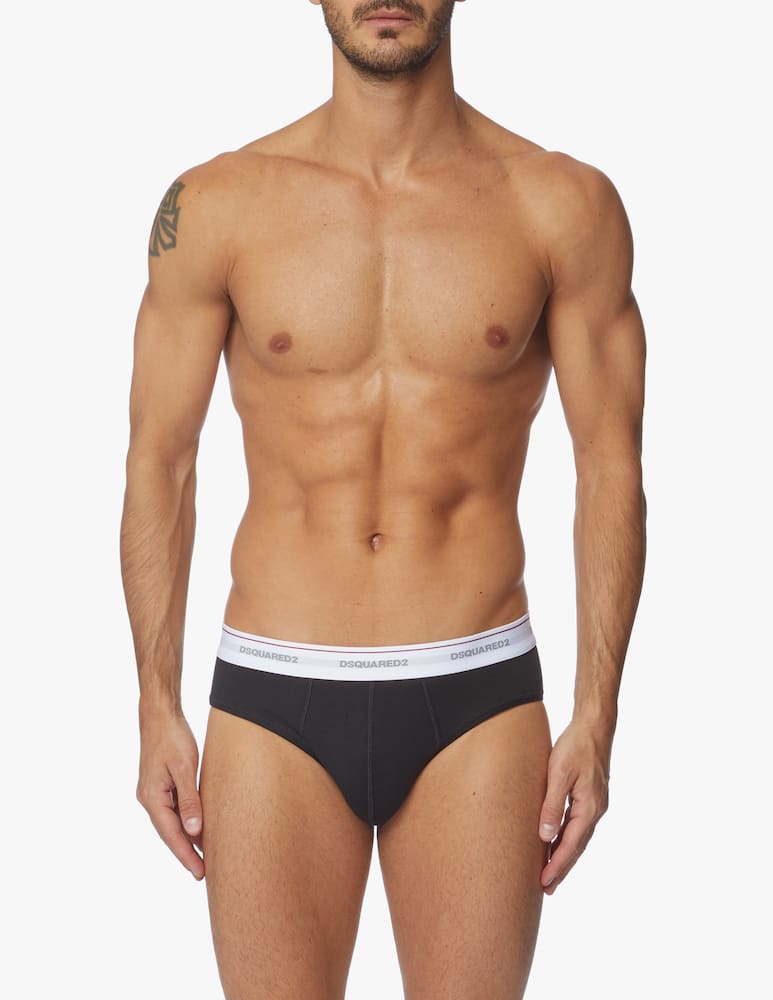Dsquared2 3 pack slip con logo - immagine 2 Dsquared2 3 pack slip con logo - immagine 2