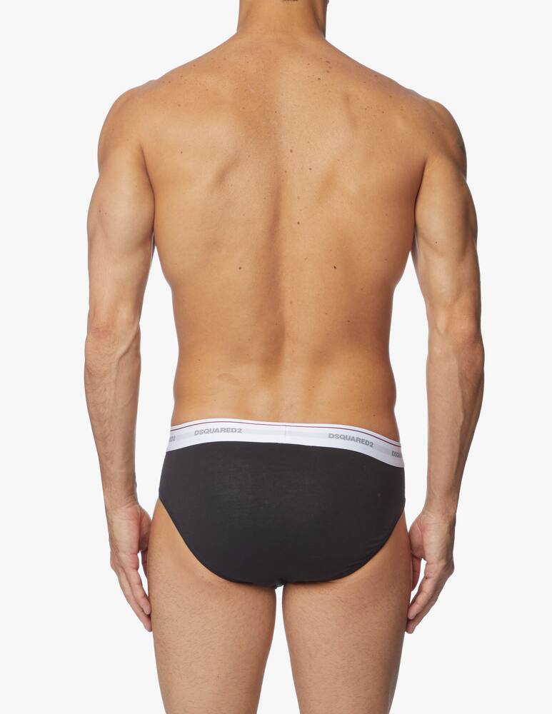 rinascente Dsquared2 3 pack slip con logo 