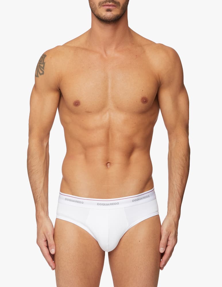 Dsquared2 3 pack slip con logo - immagine 2 Dsquared2 3 pack slip con logo - immagine 2