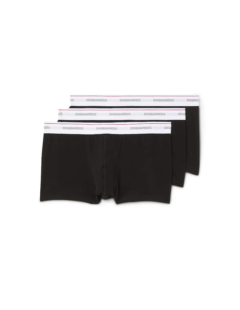 Dsquared2 3 pack boxer parigamba con logo - immagine 1 Dsquared2 3 pack boxer parigamba con logo - immagine 1