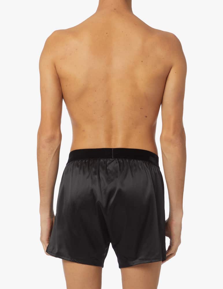 rinascente Tom Ford Boxer in seta - Nero