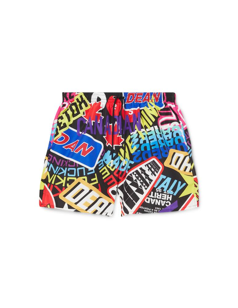 Dsquared2 Multi logo swim trunks - picture 1 Dsquared2 Multi logo swim trunks - picture 1
