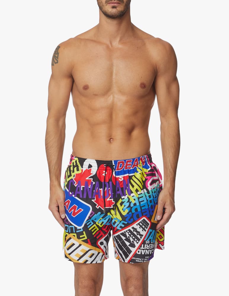 Dsquared2 Multi logo swim trunks - picture 2 Dsquared2 Multi logo swim trunks - picture 2