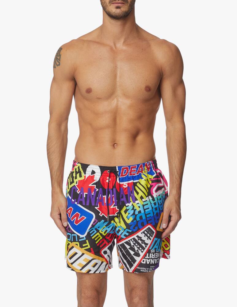 rinascente Dsquared2 Costume boxer multi logo fantasia