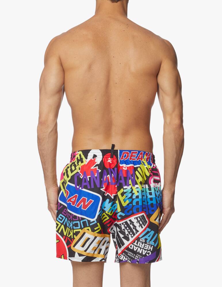 Dsquared2 Multi logo swim trunks - picture 3 Dsquared2 Multi logo swim trunks - picture 3