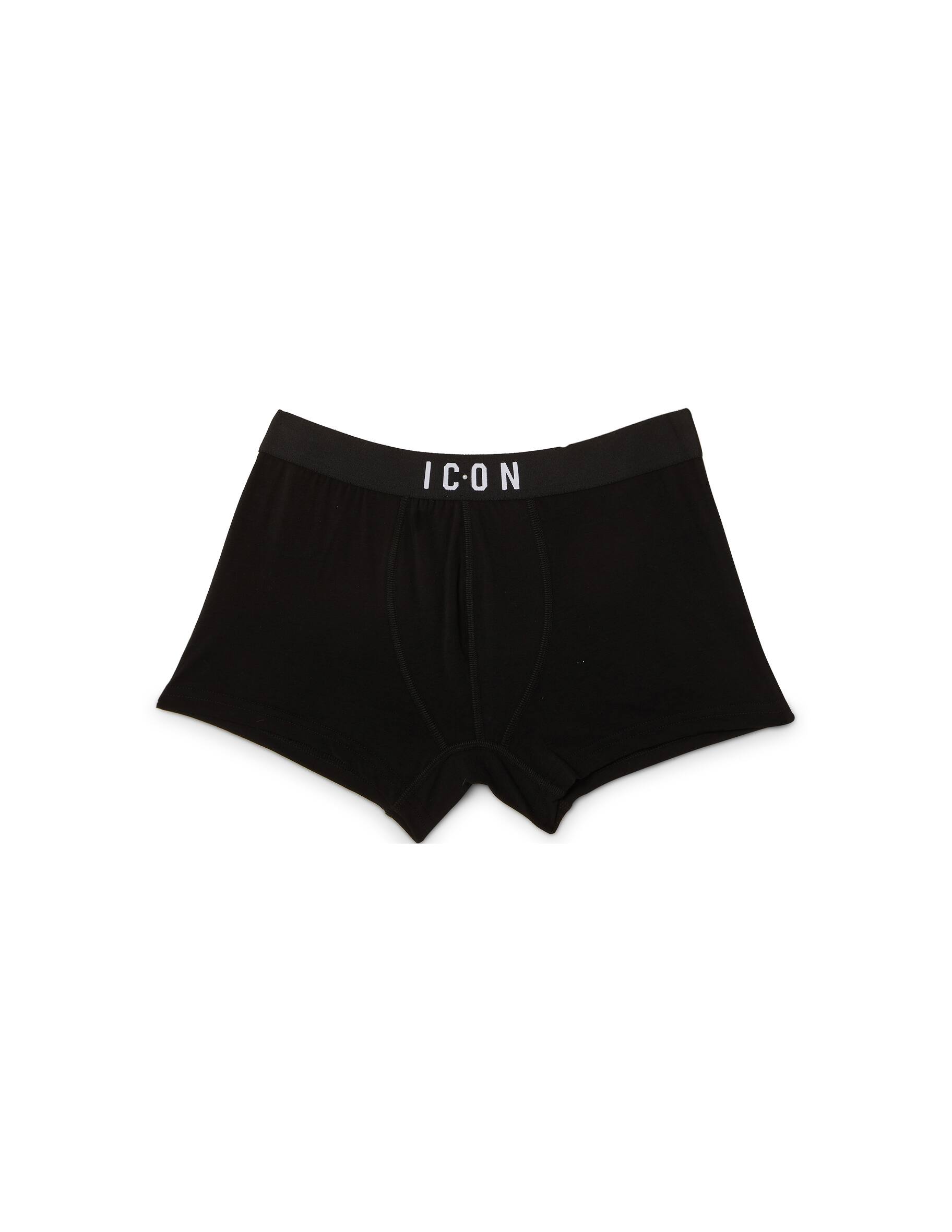 Dsquared2 set 3 boxer con fascia logata nero main image 0