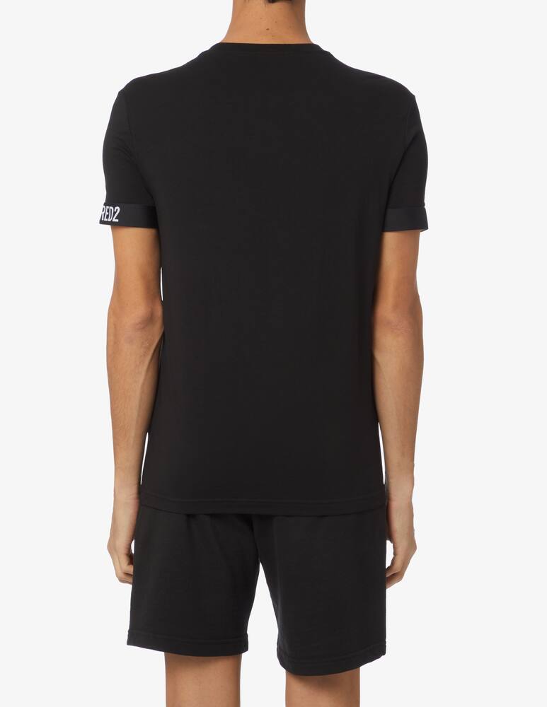 rinascente Dsquared2 Maglietta in cotone - Nero