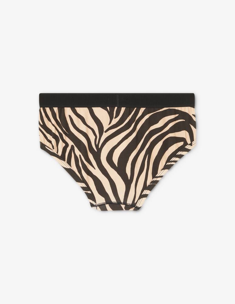 rinascente Tom Ford Slip con stampa zebrata