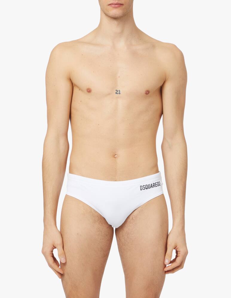 rinascente Dsquared2 Costume slip graffiti - bianco