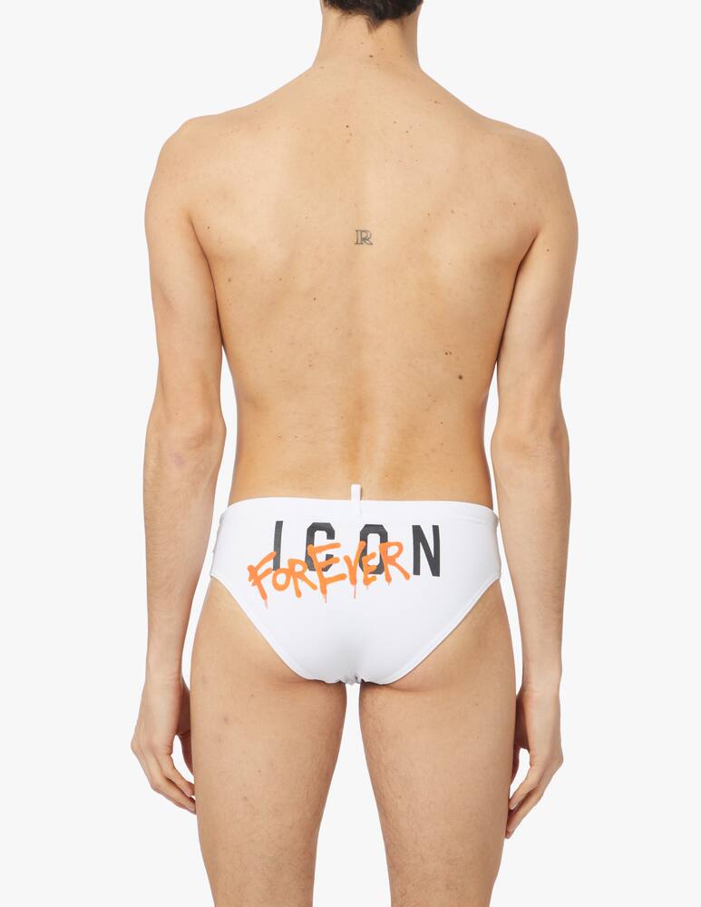 rinascente Dsquared2 Costume slip graffiti - bianco