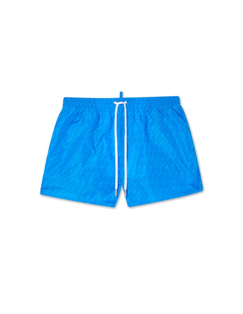 rinascente Dsquared2 Monogram swim short - blue