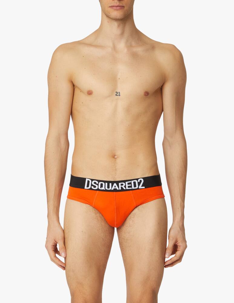 rinascente Dsquared2 Brief logo round up - orange