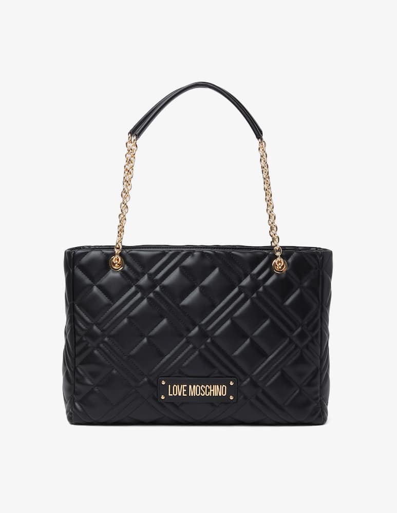 Love Moschino Borsa trapuntata 2 catene - immagine 1 Love Moschino Borsa trapuntata 2 catene - immagine 1