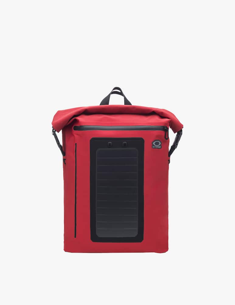rinascente O-Range Zaino solare medio con led - Rosso