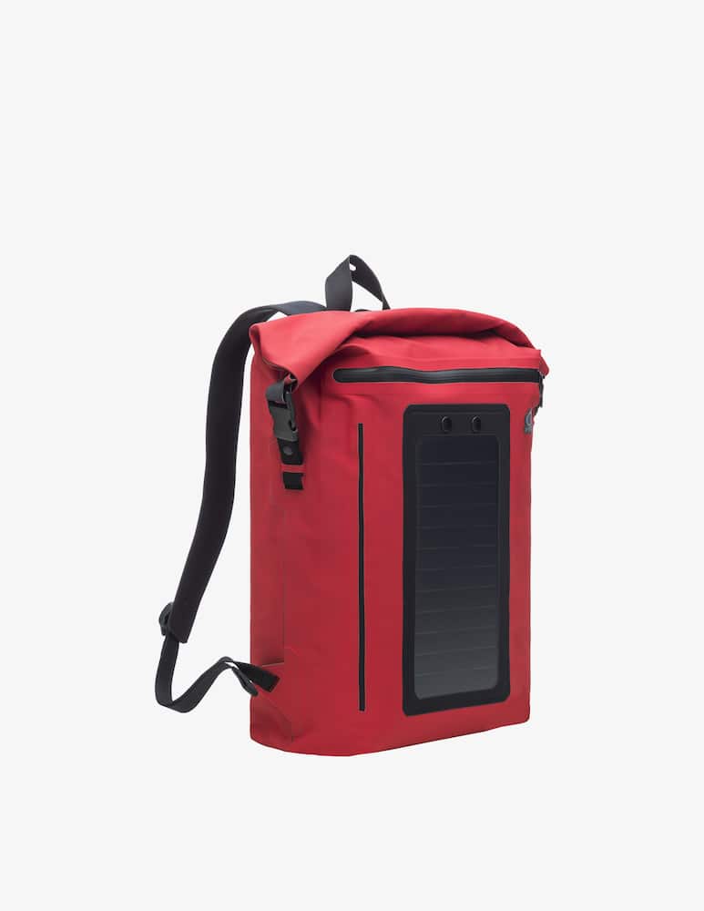 rinascente O-Range Zaino solare medio con led - Rosso